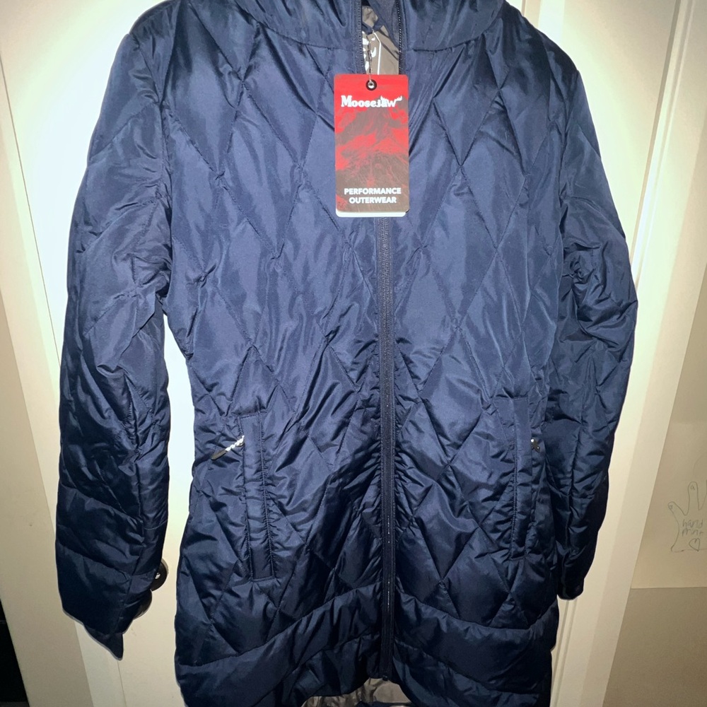 Moosejaw Women's Navy Quilted Puffer Jacket